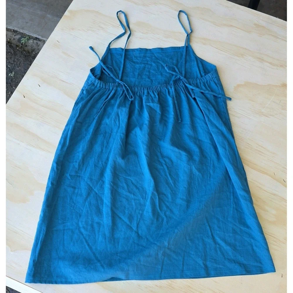 Women's XL Vitamin A Swimsuit Cover Up Dress - Teal Size XL